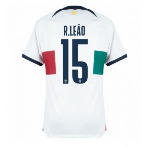 Portugalia Rafael Leao #15 Koszulka Wyjazdowych MŚ 2022 Krótki Rękaw